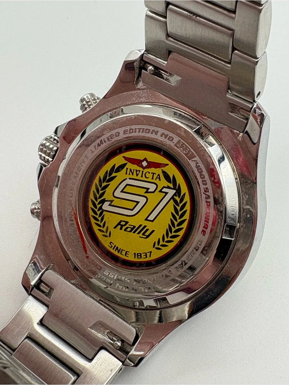 Invicta‎ S1 Rally Limited Edition 4311 Chronograph Men’s Watch Yellow Dial